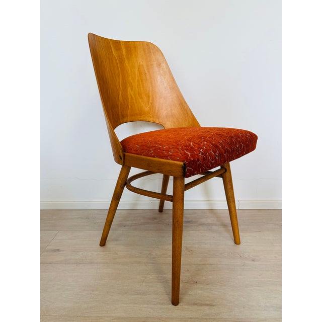 Mid-Century Modern Mid-Century Modern Dining Chair by Radomír Hofman for Ton, 1950s For Sale - Image 3 of 13