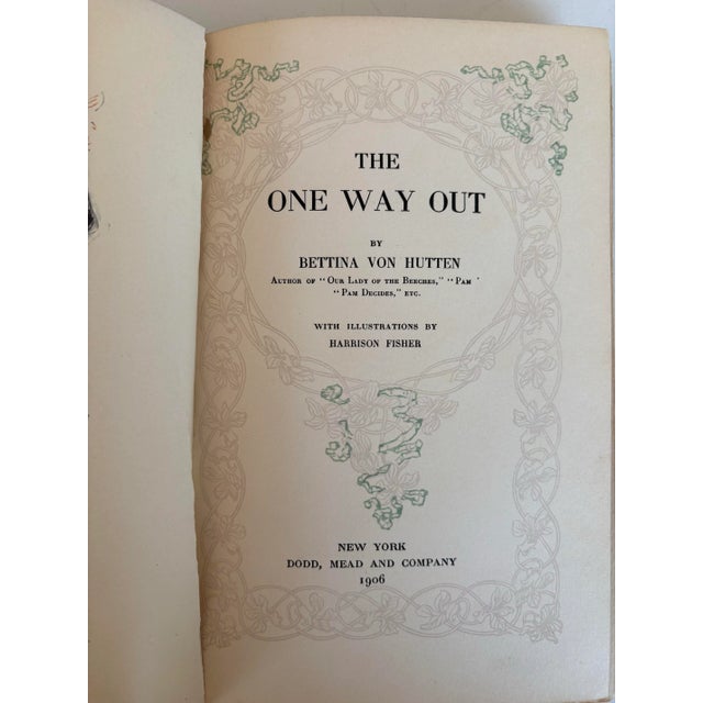 The One Way Out 1906 First Edition by Bettina Von Hutten For Sale In Charleston - Image 6 of 12