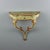 Drop-Shaped Console Table in Fir with Faux Marble Finish For Sale - Image 10 of 10