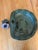 Dark Green Contemporary Ceramic Frog Fountain For Sale - Image 8 of 11