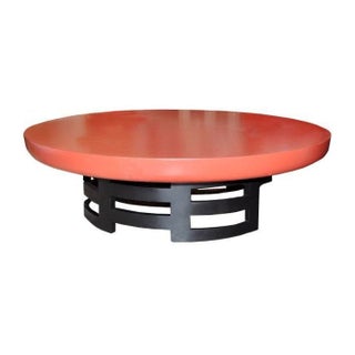 Round Kittinger Lotus Coffee Table For Sale