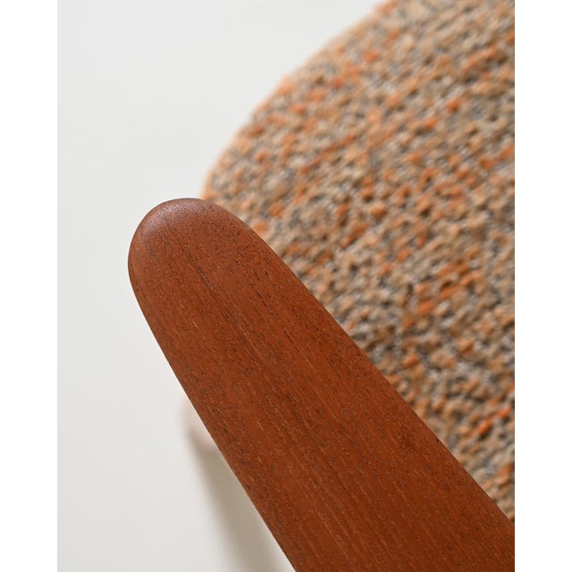 Scandinavian Lounge Chair in Beech and Teak, 1960s For Sale - Image 9 of 11