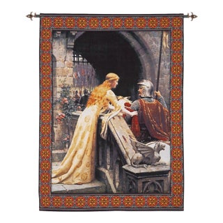 Bidding Adieu Loom Woven Tapestry - 140 X 100 Cm (4'7" X 3'3") - Requires Rod Size 3 For Sale