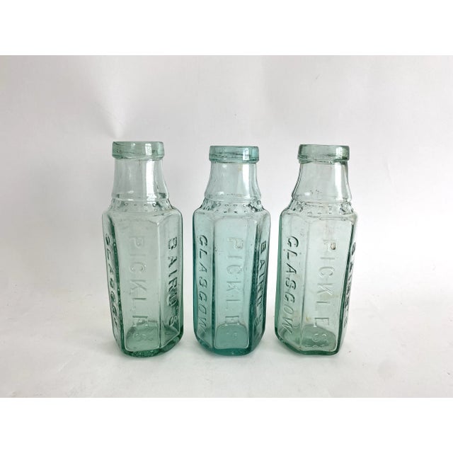 Aqua Antique Glasgow Pickle Jar For Sale - Image 8 of 10