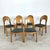 Dimensions: H 34.5” x W 18.5” x SD 16.3” x SH 19” Set of 6 Danish dining chairs designed by Niels Koefoed with newly...