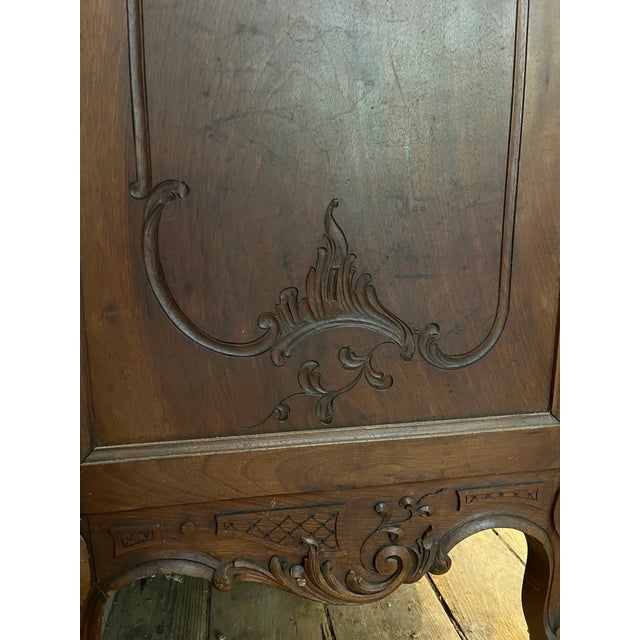 Brown Antique French Walnut Three Door Armoire For Sale - Image 8 of 17