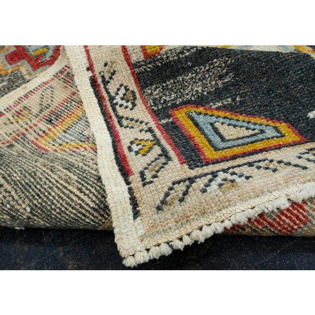 Textile Turkish Mini Rug Oriental Hand Knotted Vintage Rug 2'3" x 3'5" #16401 For Sale - Image 7 of 8