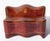 Fine leather box with gold gilt decoration. Italian. Mid 20th century. Hand made.