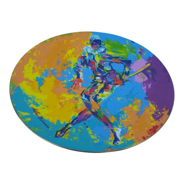 1974 Leroy Neiman - Harlequin - Colorful Decorative Ceramic Plate For Sale