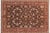 Blue Floral 1990's Agra Pak-Persian Black/Red Wool Rug - 6'0'' X 9'2'' For Sale - Image 8 of 9