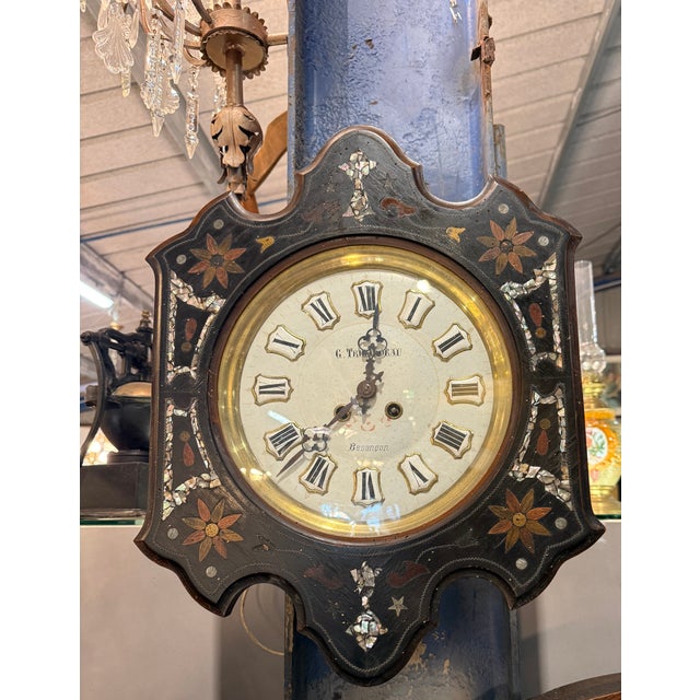 Napoleon III Bulls Eye Clock For Sale - Image 6 of 6