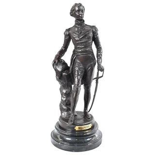 Bronze English Military Duke of Wellington Figurine, 1995 For Sale
