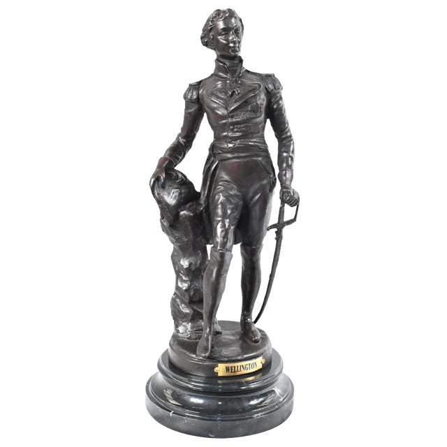 Bronze English Military Duke of Wellington Figurine, 1995 For Sale