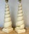 Sculpture Materials 1980s Hollywood Regency Spiral Seashell Form Plaster Table Lamps - a Pair For Sale - Image 7 of 15