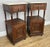 Bedside Tables in Carved Oak with Marble Top, Set of 2 For Sale - Image 5 of 14