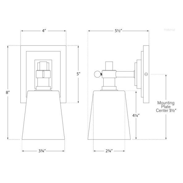 Visual Comfort Thomas O'Brien for Visual Comfort Signature Bryant Single Bath Sconce in Antique Nickel with White Glass For Sale - Image 4 of 4