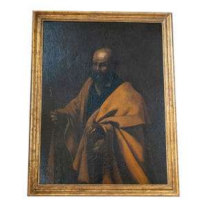 18th Century Italian Old Master Painting of Saint Peter After Jusepe De Ribera