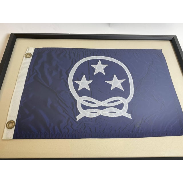 Early 20th Century Yacht Club Commodores Flag For Sale - Image 5 of 6