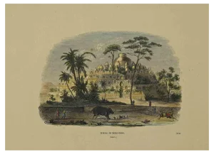 Various Artists, Boro Bodo Temple, Lithograph, 1862