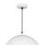 Regina Andrew Sigmund Pendant Small in White and Gold For Sale - Image 4 of 8