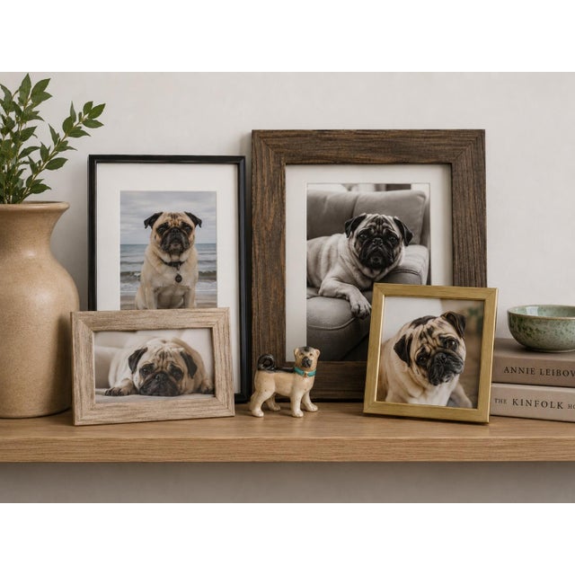 Antique Staffordshire Porcelain Pug Dog For Sale In Los Angeles - Image 6 of 6
