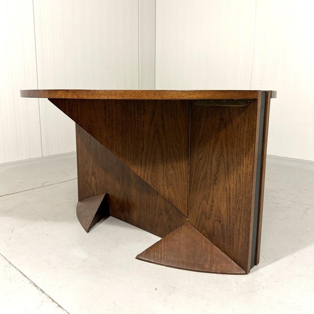 Wood Art Deco Architectal Collapsible Coffee Table, 1930s For Sale - Image 7 of 18
