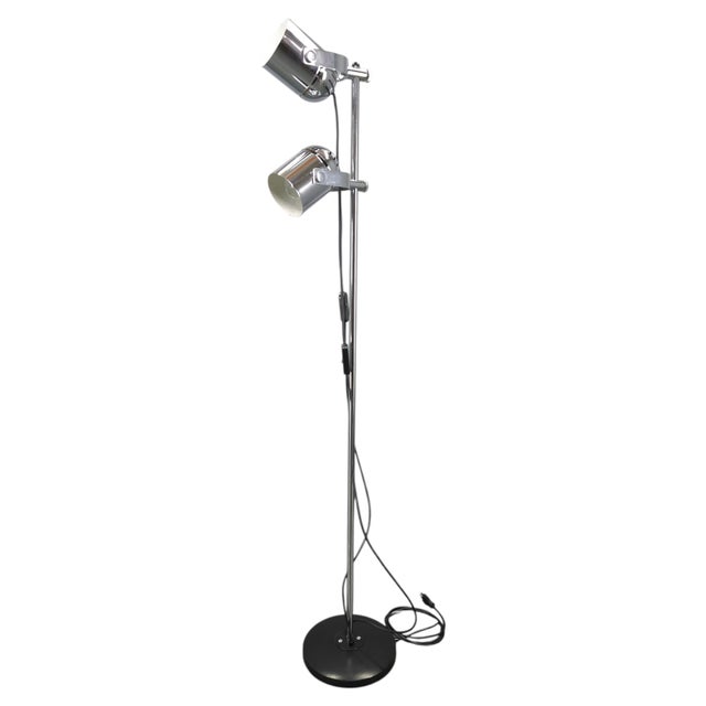 Mid-Century Modern Adjustable Chrome Floor Lamp from Stanislav Indra, 1960s For Sale - Image 11 of 11