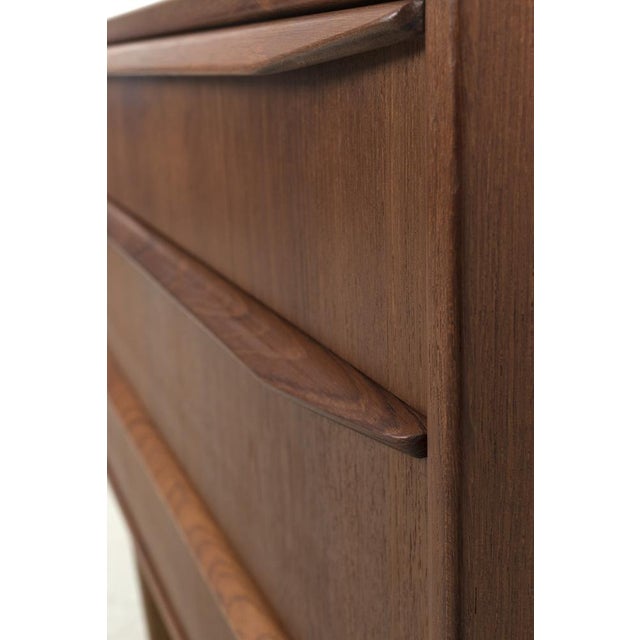 Vintage Danish Wood Cabinet For Sale - Image 6 of 9