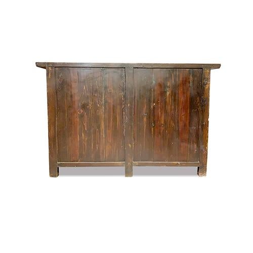 1960s Shanxi Hand Painted Golden Butterfly Sideboard For Sale In New York - Image 6 of 7