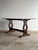 Late 20th Century Vintage Old World Architectural Oak Trestle Dining Table For Sale - Image 5 of 13