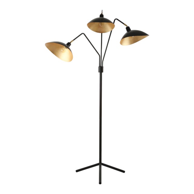69.5-Inch H Floor Lamp - Black For Sale