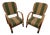 Rattan Armchairs in the style of Audoux Minet, France, 1950s, Set of 2 For Sale