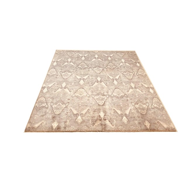 This rug was woven by hand and has never been used.