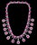 Modern Gia Certified, No Heat, 60 Ct Pink Sapphire & 25 Ct Diamond Necklace Suite 18 Kt For Sale - Image 3 of 8