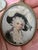 Antique Miniature Painting Set of Three Courtesans - Set of 3 For Sale - Image 11 of 12