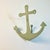 1970s Vintage Nautical Coastal Arts & Crafts Cast Iron Anchor Wall Hook For Sale - Image 9 of 9