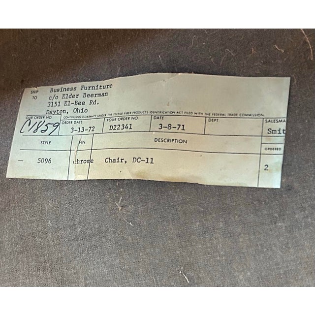 Milo Baughman for Thayer Coggin Lounge Chairs For Sale - Image 11 of 12