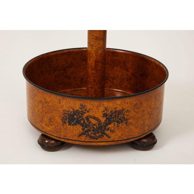 Orange Tôle Circular Umbrella Stand For Sale - Image 4 of 10