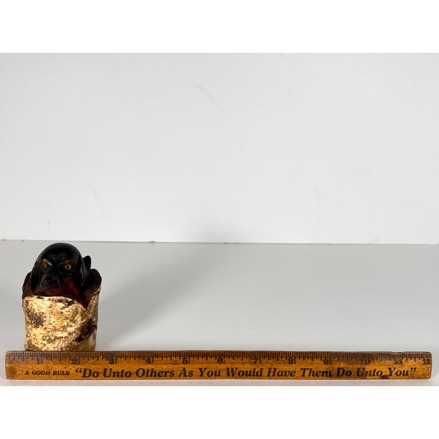 Black Forest Dachshund Birch Tree Inkwell For Sale - Image 15 of 16