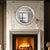 Frosted Round Wall Mirror For Sale - Image 10 of 11