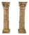 Neo-Renaissance Style Sculpted Columns in Reconstituted Stone, 1900s, Set of 2 For Sale