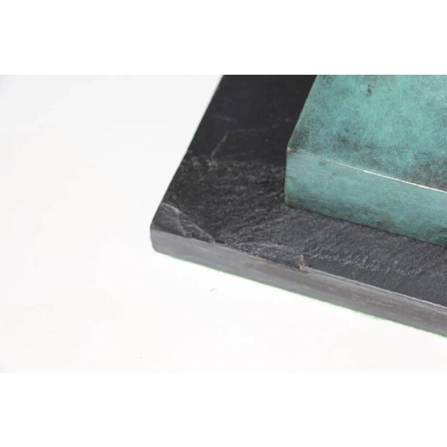 Contemporary Fred Schumm Bronze Noted Nj Artist Signed, Dated 1989 For Sale - Image 3 of 7