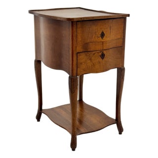 19th Century French Louis XV Fireside Table W Hand-Painted Sliding Screen For Sale