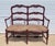 Vintage Country French Settee Red Paint For Sale In Philadelphia - Image 6 of 8