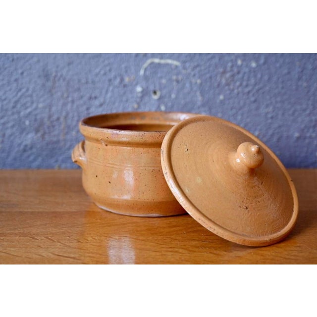 Ceramic Round Covered Tureen in Glazed Earthenware, 1930s For Sale - Image 7 of 11