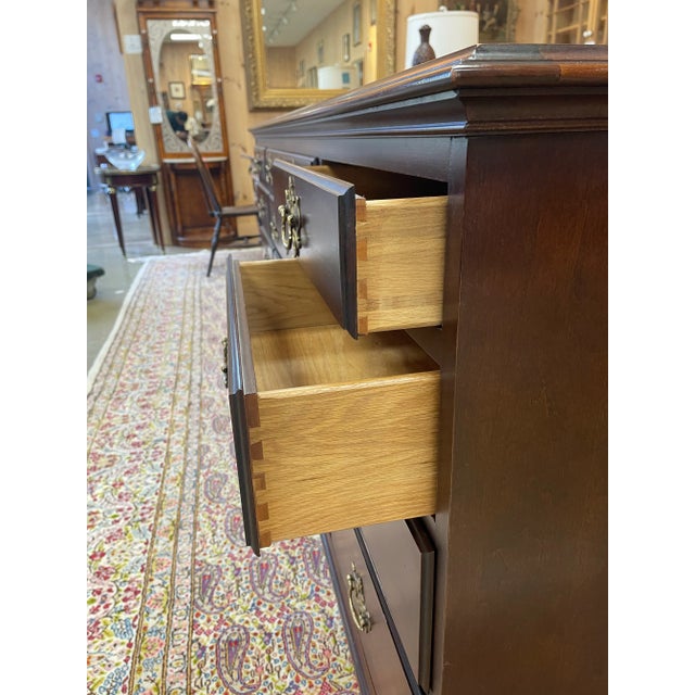 Century Furniture Cherry Dresser With Mirror – Henry Ford Museum Collection For Sale In New York - Image 6 of 12