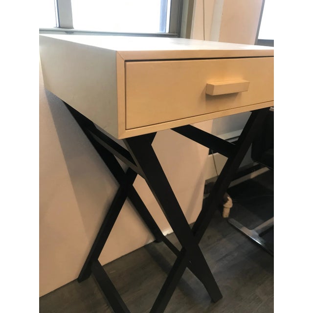 Goat Parchment Side Table For Sale In New York - Image 6 of 13