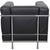 LC2 Chair in Black Leather by Le Corbusier, 2000s For Sale - Image 9 of 17