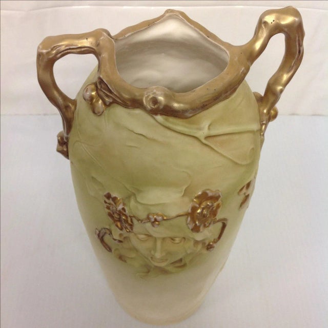 Art Nouveau 1900s Art Nouveau Bacchus Vase by Karlsbader, Carl Knoll For Sale - Image 3 of 6