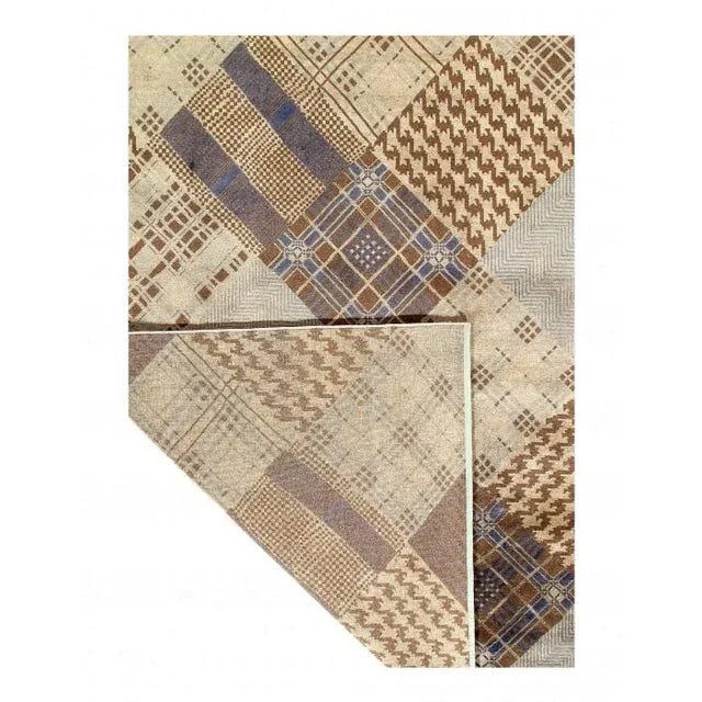 Contemporary 2020s Fine Hand Knotted Modern Rug For Sale - Image 3 of 4